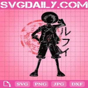 One Piece Luffy Svg