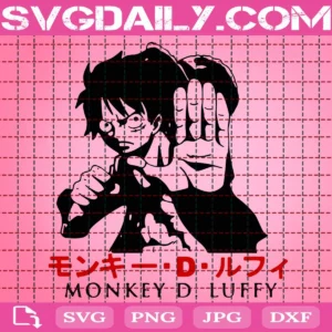 One Piece Monkey D. Luffy Svg