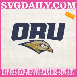Oral Roberts Golden Eagles Embroidery Files