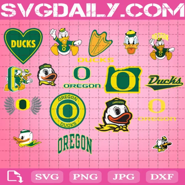 Oregon Ducks Ncaa Svg Bundle
