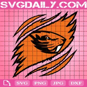 Oregon State Beavers Claws Svg
