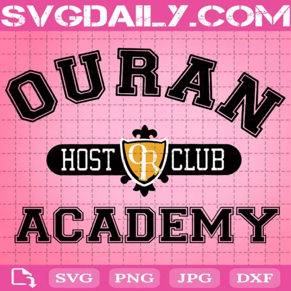 Ouran Host Club Academy Crewneck Svg