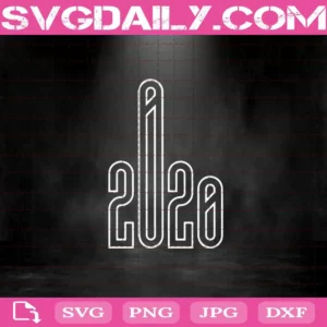 Outline Middle Finger 2020 Svg