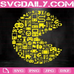 Pac Man Svg, Pacman Logo Svg