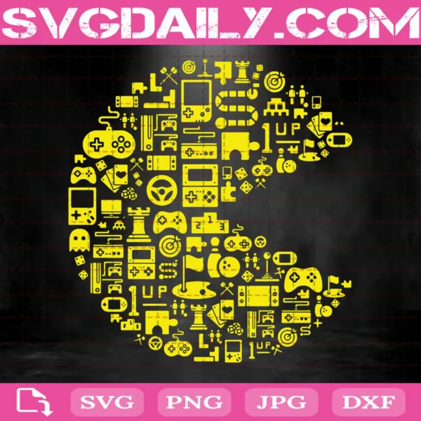 Pac Man Svg, Pacman Logo Svg