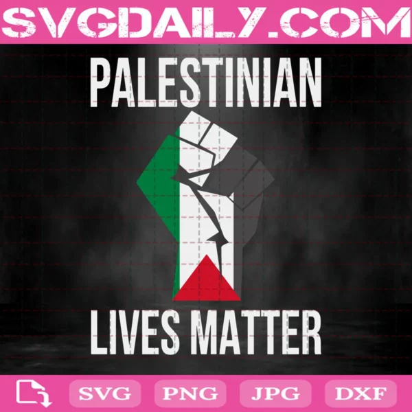 Palestinian Lives Matter Svg