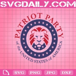 Patriot Party Of The United States Of America Svg