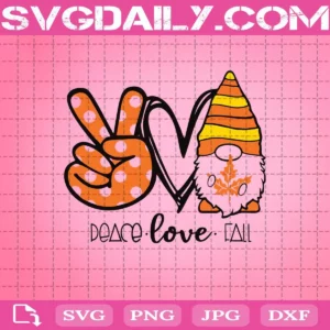 Peace Love Fall Svg
