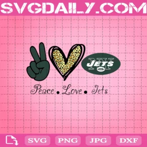 Peace Love New York Jets Svg