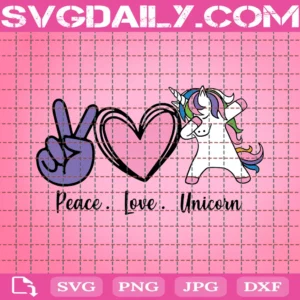 Peace Love Unicorn