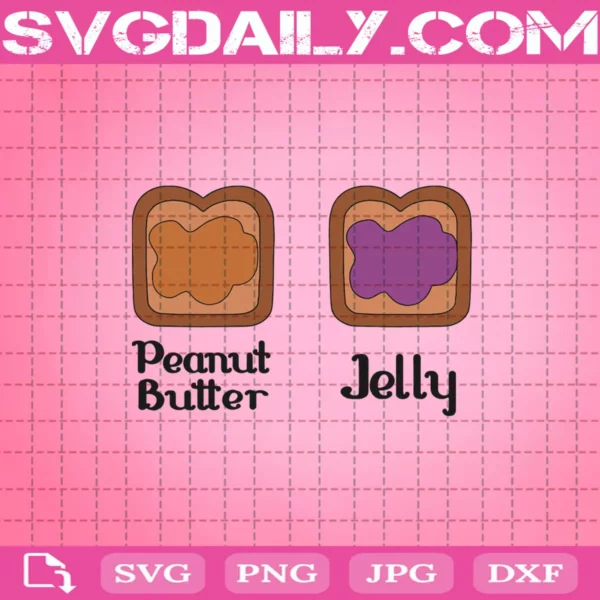 Peanut Butter And Jelly Svg