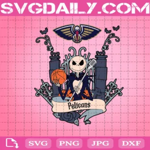 Pelicans Jack Skellington Svg