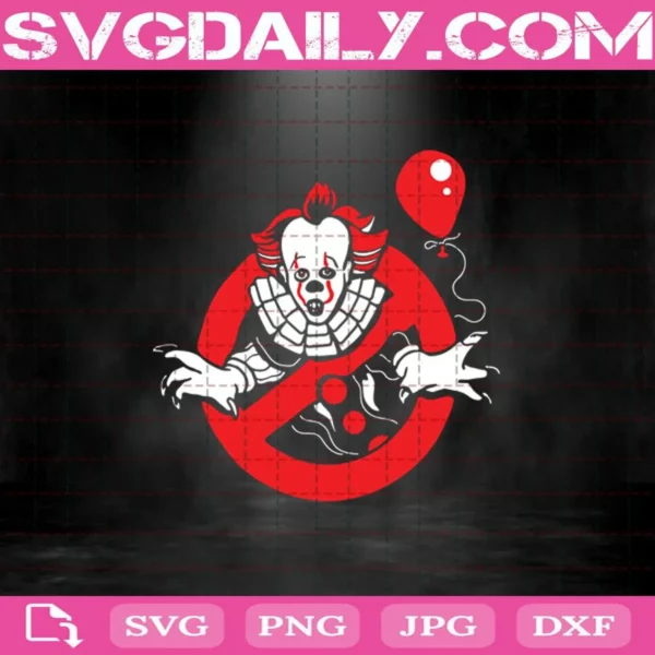 Pennywise Horror Clown Svg