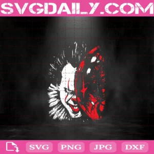Pennywise Svg, Horror Svg