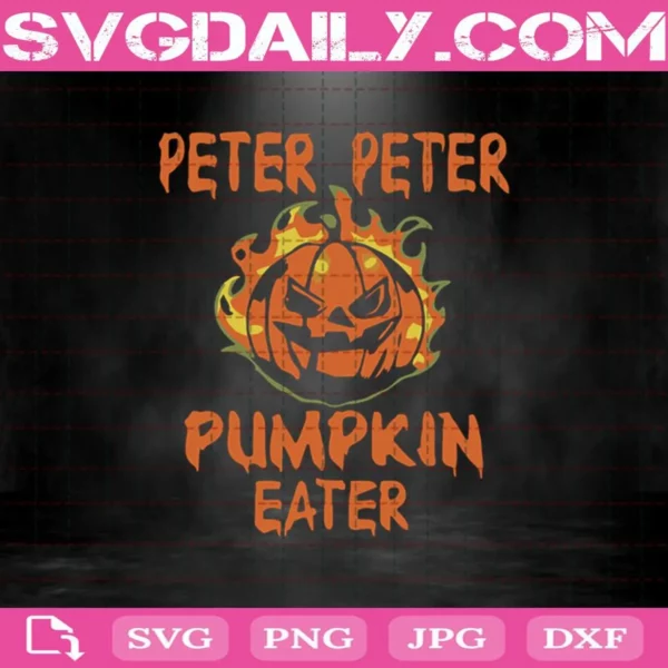Peter Peter Pumpkin Eater Svg