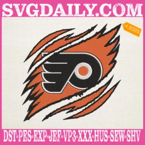 Philadelphia Flyers Embroidery Design