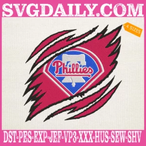 Philadelphia Phillies Embroidery Design