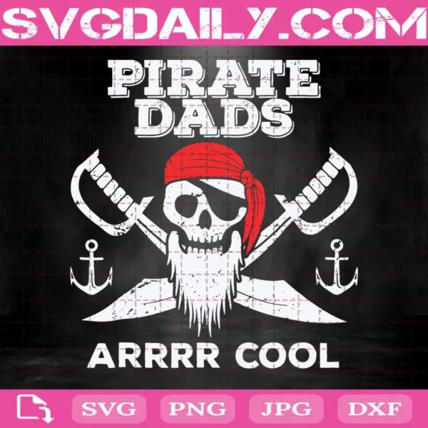 Pirate Dad’S Arrr Cool Svg