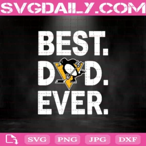 Pittsburgh Penguins Best Dad Ever Svg
