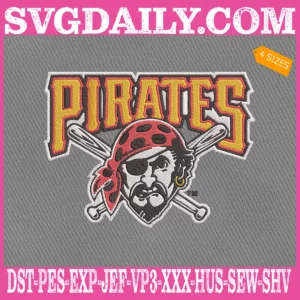 Pittsburgh Pirates Logo Embroidery Machine
