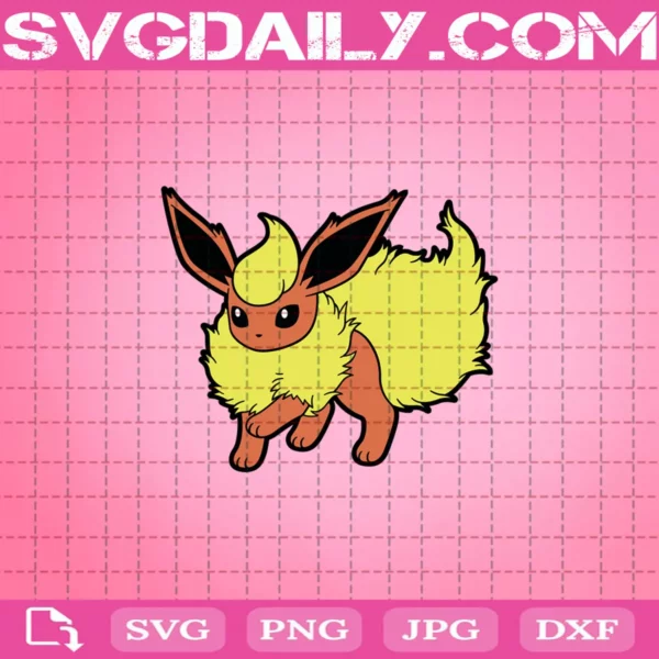 Pokemon Flareon Svg