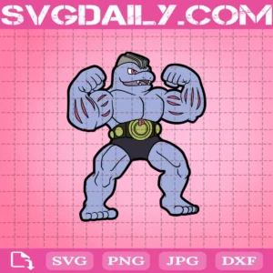 Pokemon Machoke Svg