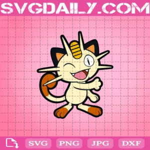 Pokemon Meowth Svg