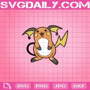 Pokemon Raichu Svg