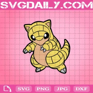 Pokemon Sandshrew Svg