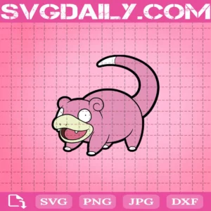 Pokemon Slowpoke Svg