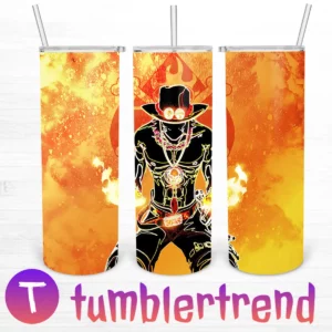 Portgas D. Ace 20oz Tumbler Skinny