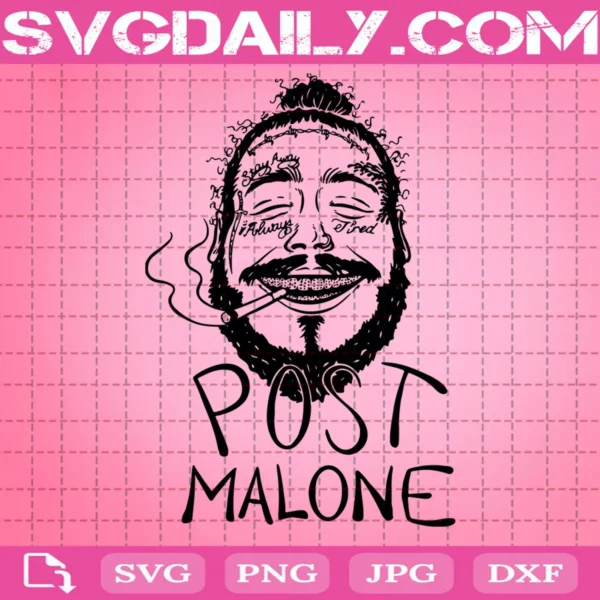 Post Malone Smoking Svg