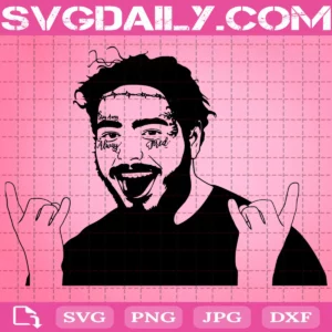 Posty Malone Always Tired Svg