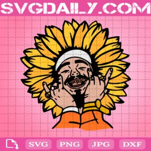 Posty Malone Sunflower Svg
