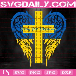 Pray For Ukraine Svg