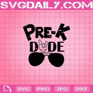 Pre-K Dude Svg, Back To School Svg