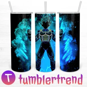 Prince Vegeta Super Saiyan God 20oz Tumbler Skinny