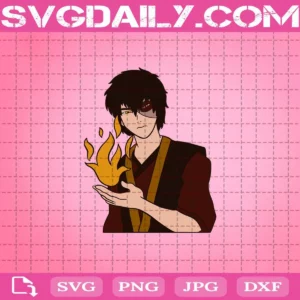 Prince Zuko Svg, Avatar The Last Airbender Svg