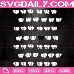 Princess Diana Holiday Black Sheep Svg