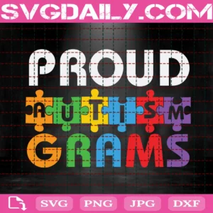 Proud Autism Grams Svg