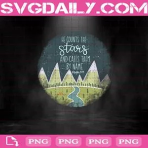 Psalm Png, He Counts The Stars Png