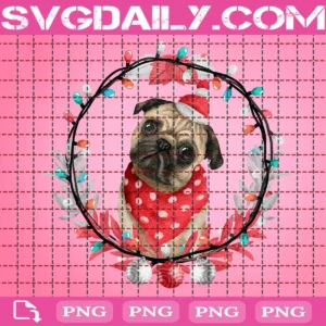 Pug Christmas Png
