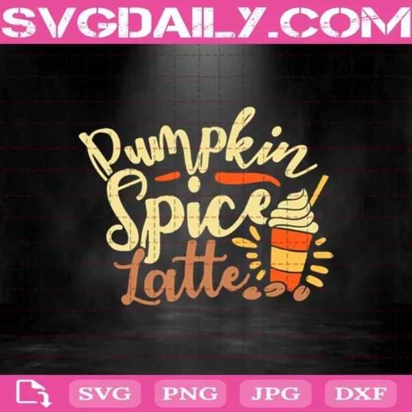 Pumpkin Spice Latte Svg