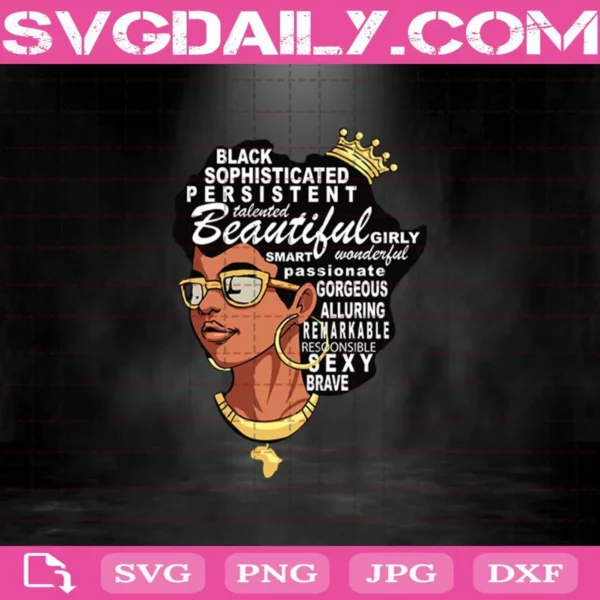 Queen Black Girl Power Classic Girl Power Svg