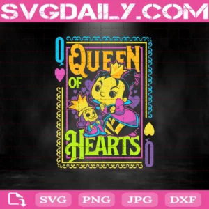 Queen Of Hearts Alice In Wonderland Svg