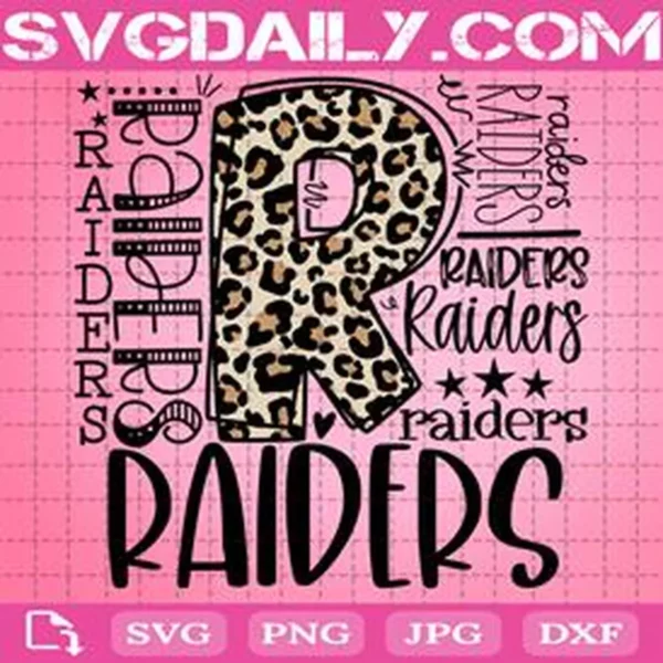 Raiders Svg, Typography Svg