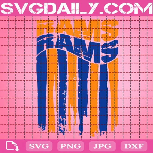 Rams Flag Svg, Football Svg