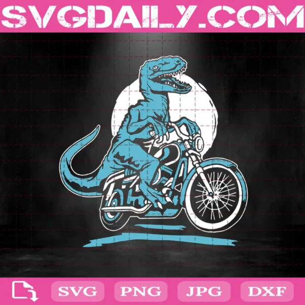 Raptor Dinosaur Bicycle Svg