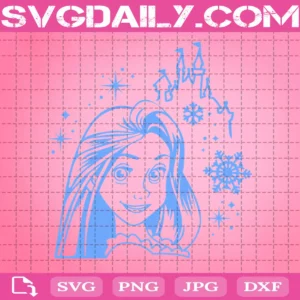 Rapunzel Princess Svg
