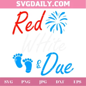 Red And White Due Svg Invert